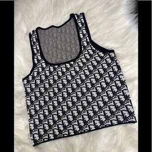 vintage monogram top inspired